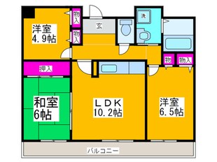 セレーノ山之内の物件間取画像